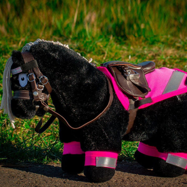 Crafty Ponies Hi Viz Reflectie Set Fluor Roze