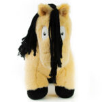 voorzìjde Crafty Ponies paardenknuffel wildkleur