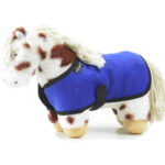 Lifestyle foto veulendeken Crafty Ponies blauw