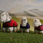 Sfeerfoto Crafty Ponies veulendeken blauw