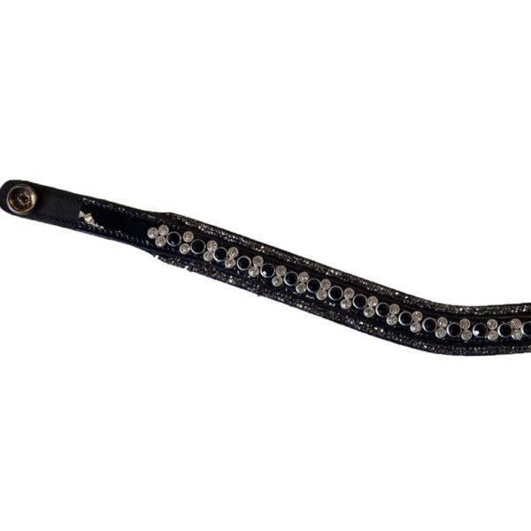 Close up frontriem PresTeq Glitter Black Night