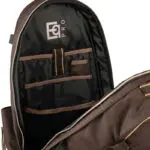 Inside detail Horka Grooming Rugzak Deluxe Dark Chocolate