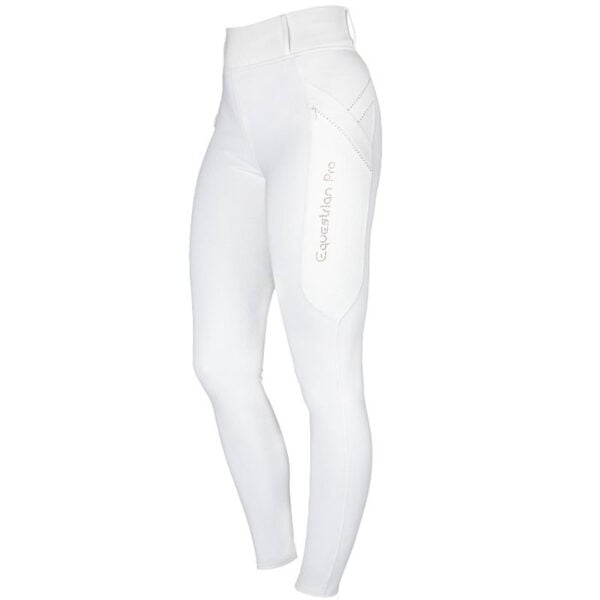 Horka Momentum dames rijlegging Full Grip wit/rosegoud