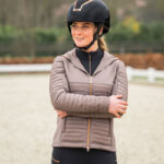 Lifestyle foto Horka Puffer Vest Magnificent coffee/rosegoud