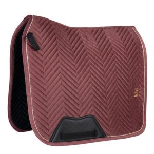 Horka Zadeldek Velvet Deep Ruby Full Dressuur