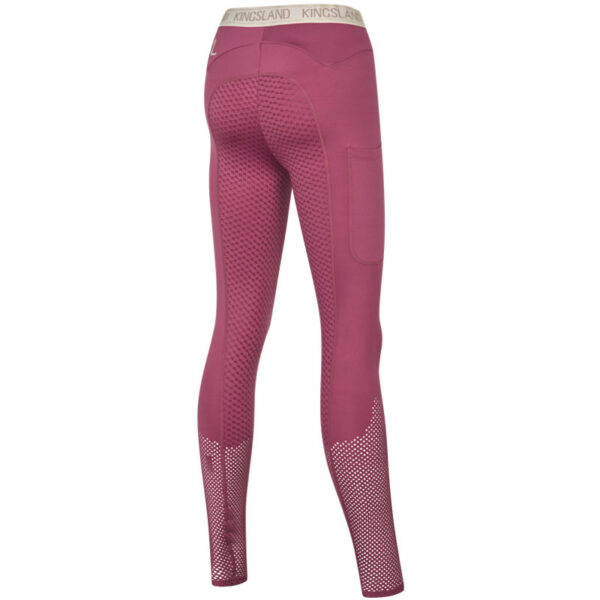 Achterzijde Kingsland Rijlegging KLNaomi Full Grip Pink Malaga