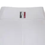 Detail logo Kingsland rijlegging Katinka Classic Full Grip wit