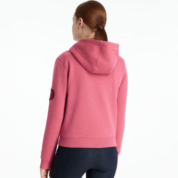 Hoodie LeMieux Hettie Kids Cranberry achterzijde