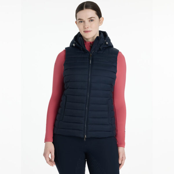 LeMieux Puffer Bodywarmer Rose Navy