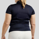 Achterzijde Shirt Montar Everly Curve Dark Navy
