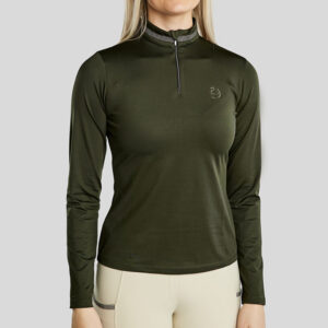 Montar Thermo Longsleeve MoGaia Olijf voorzijde