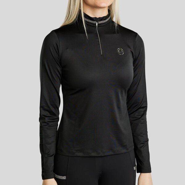 Montar Thermo Longsleeve MoGaia Zwart voorzijde