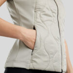 Montar MoMary bodywarmer Light Silver Grey detail zakken