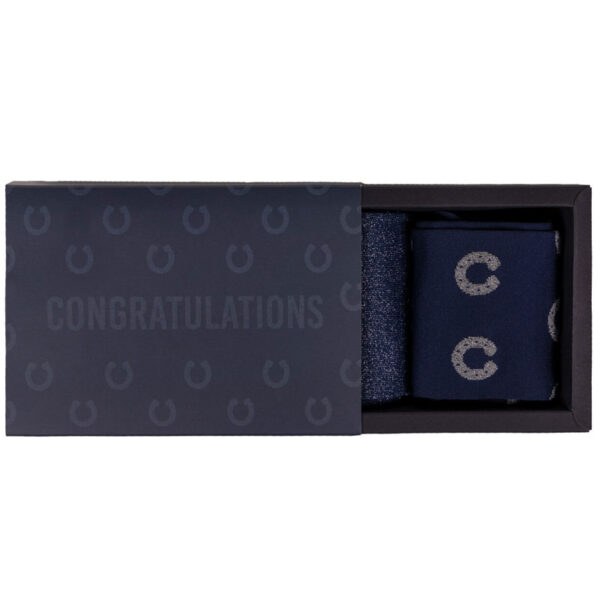 Verpakking Paardrijsokken QHP Gift Box Congratulations