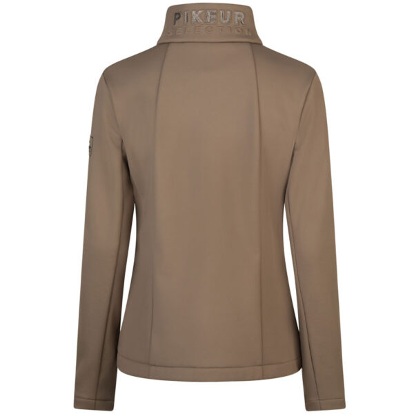 Pikeur Fleece Vest 8040 Slate Brown achterzijde