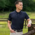 Lifestyle foto Pikeur Function Shirt 7249 Sports Heren Nachtblauw voorzijde