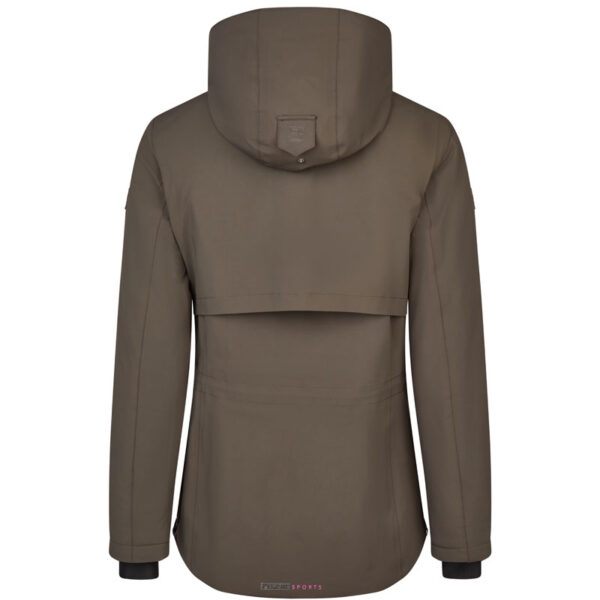 Pikeur Jas 8024 Waterdicht Deep Khaki achterzijde