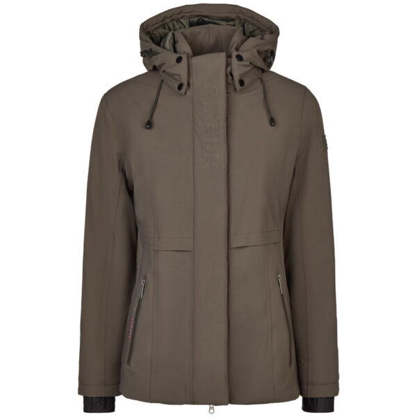Pikeur Jas 8024 Waterdicht Deep Khaki voorzijde