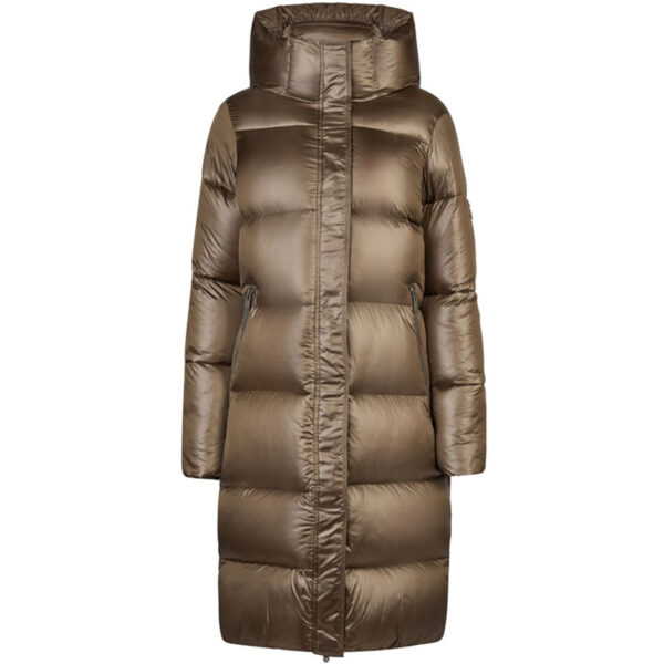 Pikeur lange jas 8025 Slate Brown voorzijde