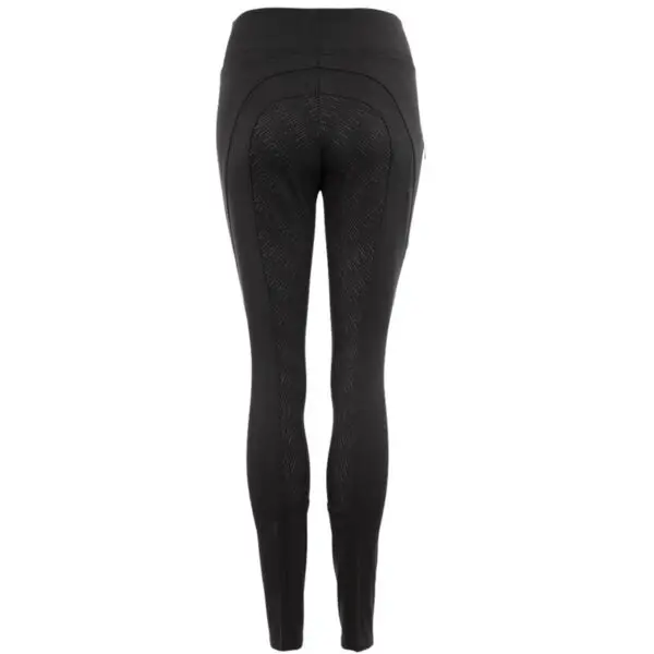 Achterzijde Premiere legging Burdock zwart kinder