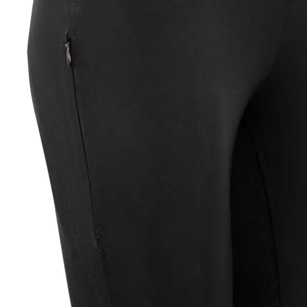 Detail telefoonzak Premiere legging Burdock zwart