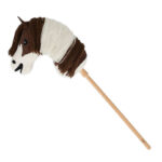 Zijaanzicht Hobby Horse QHP Bruin Bont