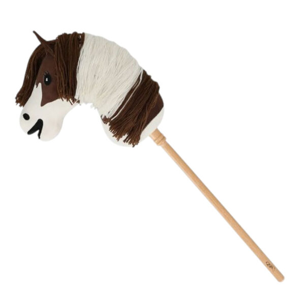 Zijaanzicht Hobby Horse QHP Bruin Bont
