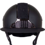 Voorfront QHP Veiligheidscap Ohio Polo Visor zwart