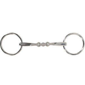 QHP Watertrens dubbel gebroken Anatomisch 14 mm Sandblasted