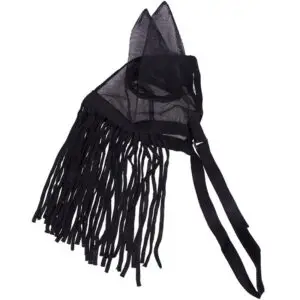 QHP vliegenfrontriem Deluxe met oren zijaanzicht