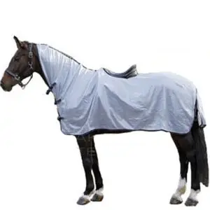 Vliegen uitrijdeken Harry's Horse grijs