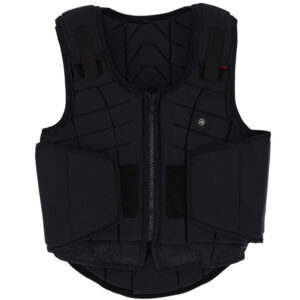 QHP Bodyprotector Adult Zwart voorzijde