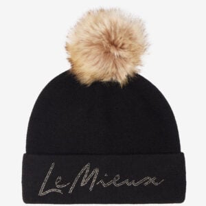 LeMieux Glitter Muts zwart voorzijde