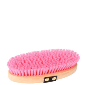 Brosse Horka en bois souple courte rose