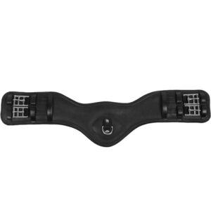 Horka Dressurgurt Anatomisch Schwarz/Silber