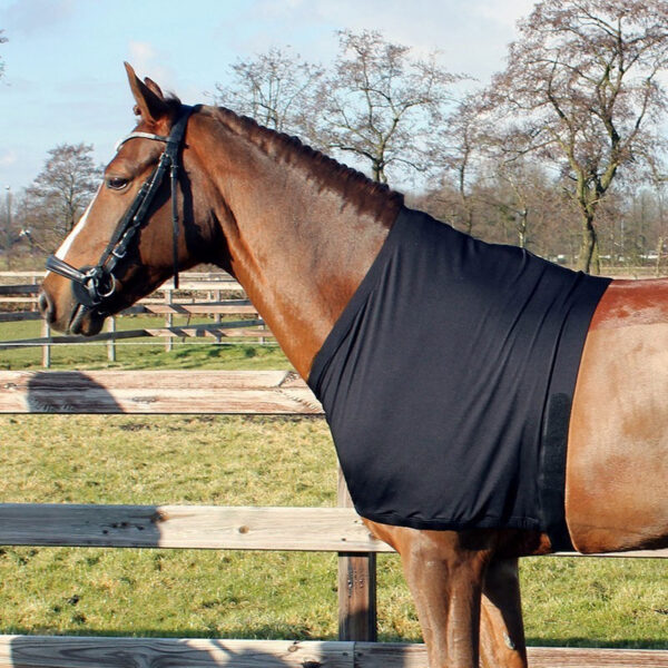 QHP Borstbeschermer Lycra Zwart