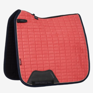Tapis de selle LeMieux Suede Square Cranberry Dressage