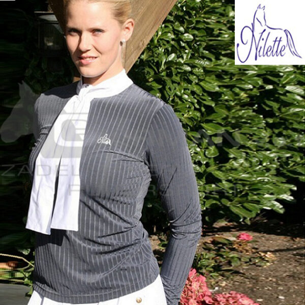 Nilette Wedstrijshirt Isabelle Korte Mouw Grijs