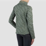 Chemise Kimi Kids à dos rouge et cheval vert chasseur