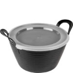 Horka Flex Tub 12 l, Schwarz mit optionalem Deckel