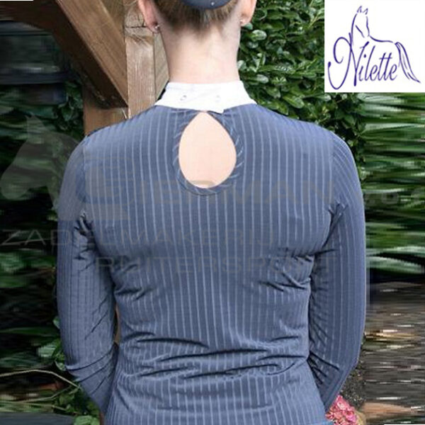 Nilette Wedstrijshirt Isabelle Korte Mouw Grijs - Afbeelding 2