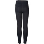 Leggings d'équitation Gina Full Grip pour enfants, dos rouge, bleu encre
