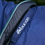 Bucas Smartex Turnout Medium blauw halsdeel bevestiging
