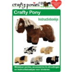 Instructieboekje Crafty Ponies paardenknuffel Bruin/Wit