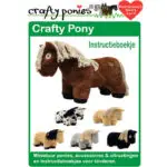 Instructieboekje Crafty Ponies paardenknuffel Bruin/Wit