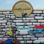 Detail logo Crafty Ponies paardenstal