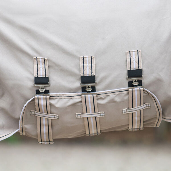 QHP eczeemdeken hoodie buikflap drie singels