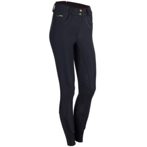 Harry's Horse Rijbroek Ladis Full Grip Jet-Black voorzijde