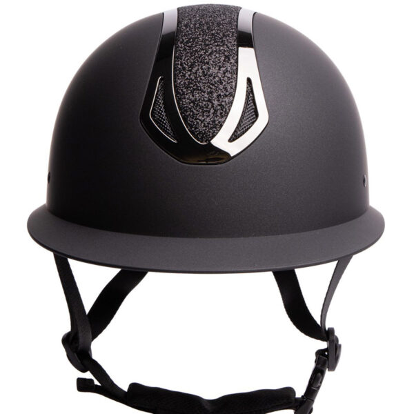 Voorzijde Harry's Horse Veiligheidscap Pro F1 Mat Sparkle