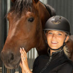 Lifestyle foto Harry's Horse Veiligheidscap Pro F1 Mat Sparkle